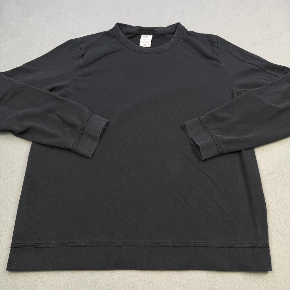 Nike Yoga Core Therma-FIT Sweatshirt Mens Medium Black Fleece Thermal Training